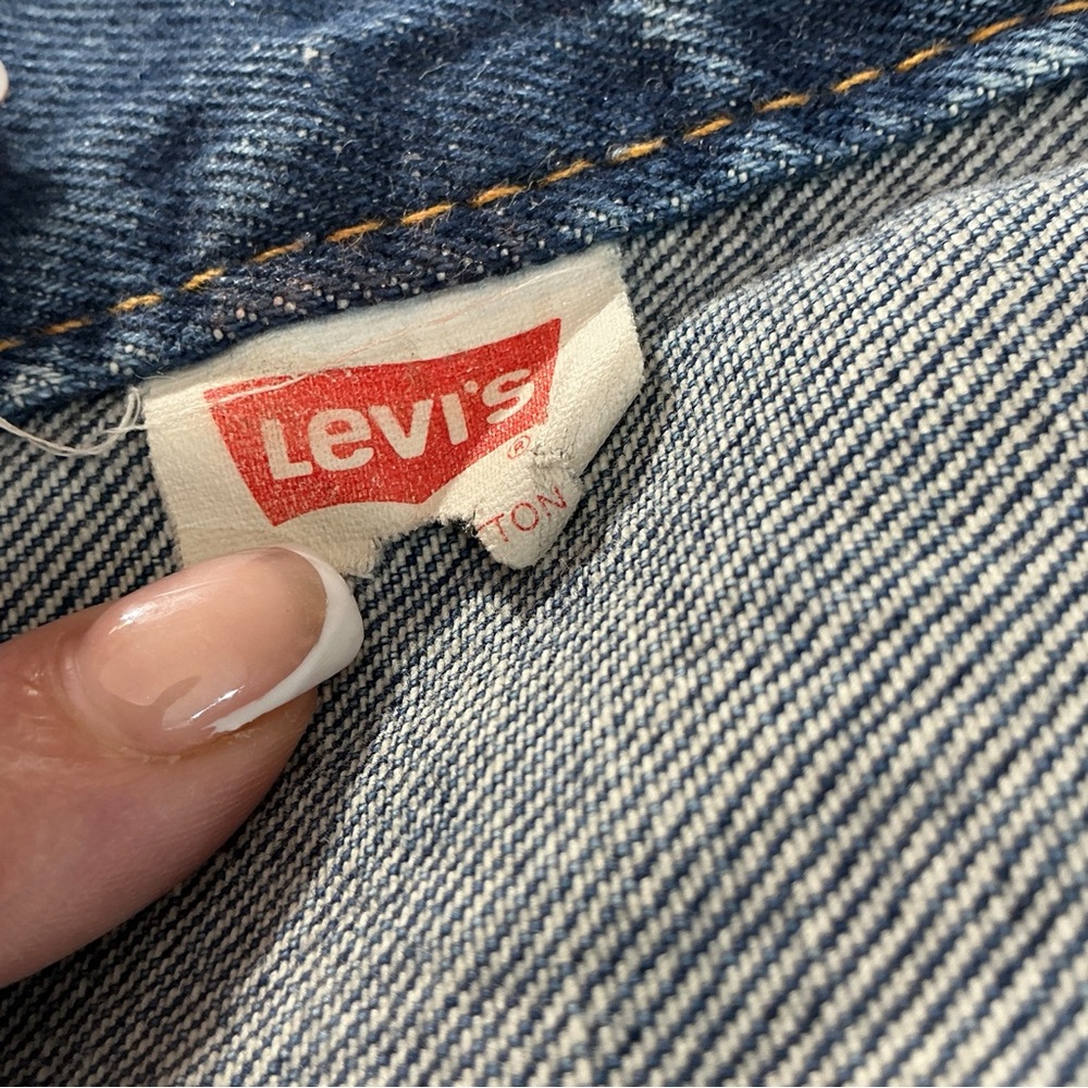 Stone Washed Acid Washed Jean Jacket - Picture 13 of 14